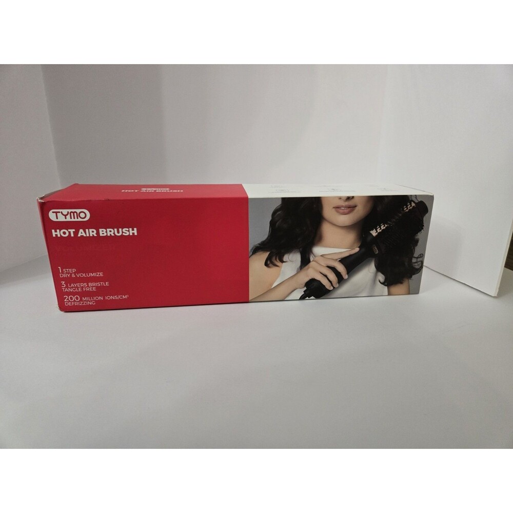 TYMO Hot Air Brush Volumizer Hair Dryer Ionic Defrizzing Tangle-Free Bristles